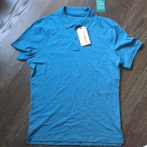 NWT Hawker Rye Stretch Pique Polo